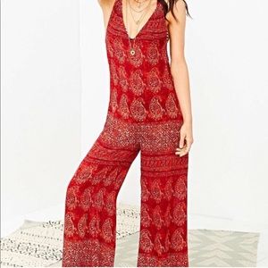 Gorgeous Bohemian Red Jumpsuit